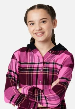 Adjmi Plaid Faux Sherpa-Lined-Hood Shirt