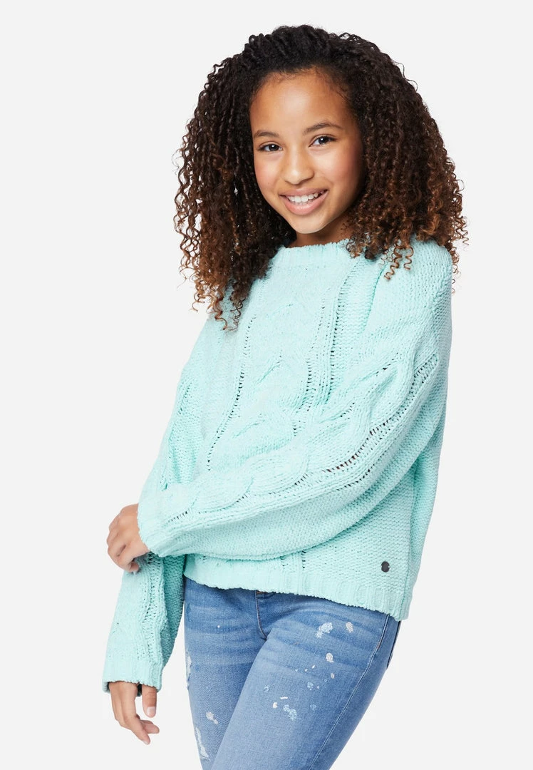 Adjmi Cable-Knit Crewneck Sweater Tops 3 Adjmi Cable-Knit Crewneck Sweater Tops