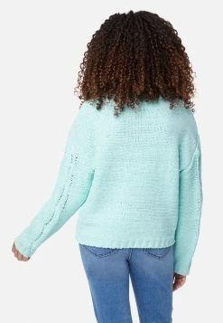 Adjmi Cable-Knit Crewneck Sweater Tops