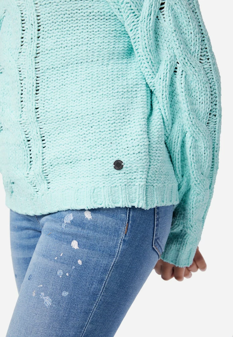 Adjmi Cable-Knit Crewneck Sweater Tops 5 Adjmi Cable-Knit Crewneck Sweater Tops