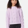 Adjmi Cable-Knit Crewneck Sweater Tops 1 Adjmi Cable-Knit Crewneck Sweater Tops