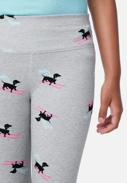 Adjmi Patterned Full-Length Leggings Bottoms