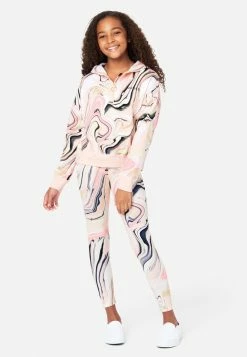 Adjmi Collection X By Justice Lace-Front Full-Length Leggings