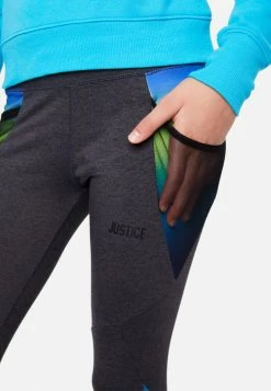 Adjmi Color Block Seamed Full-Length Leggings