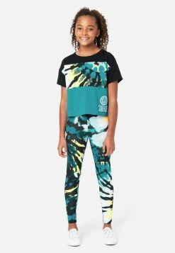 Adjmi Bottoms Tie-Dye Full-Length Leggings 10 Adjmi Bottoms Tie-Dye Full-Length Leggings