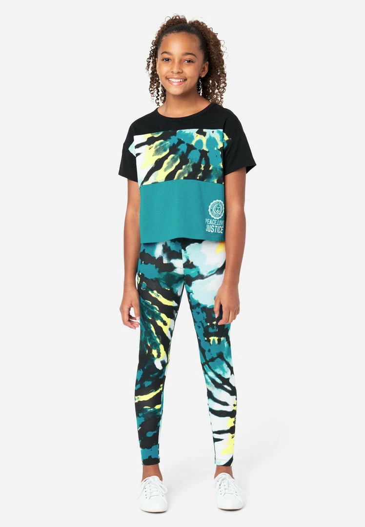 Adjmi Bottoms Tie-Dye Full-Length Leggings 6 Adjmi Bottoms Tie-Dye Full-Length Leggings