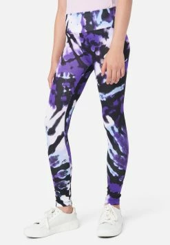 Adjmi Tie-Dye Full-Length Leggings Bottoms