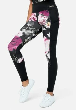 Adjmi Collection X By Justice Color Block Full-Length Leggings