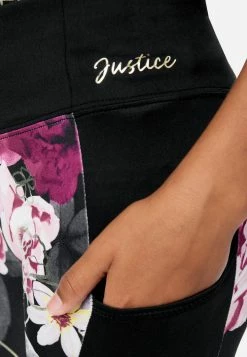 Adjmi Collection X By Justice Color Block Full-Length Leggings