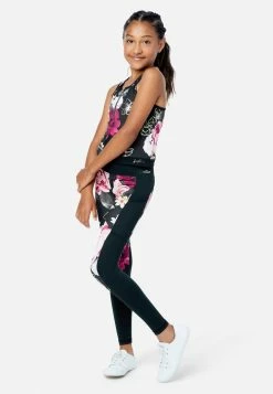 Adjmi Collection X By Justice Color Block Full-Length Leggings