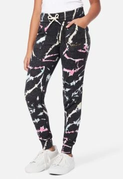 Adjmi Bottoms Tie-Dye Hacci Joggers