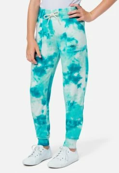 Adjmi Bottoms Tie-Dye Hacci Joggers