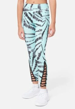Adjmi Bottoms Collection X By Justice Patterned Cutout Leggings