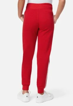 Adjmi Bottoms J Sport Striped Polar Fleece Joggers