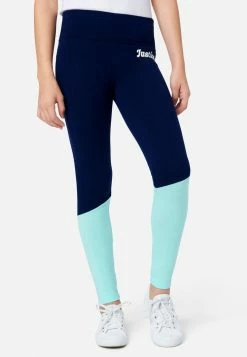 Adjmi Bottoms Color-Block Full-Length Leggings