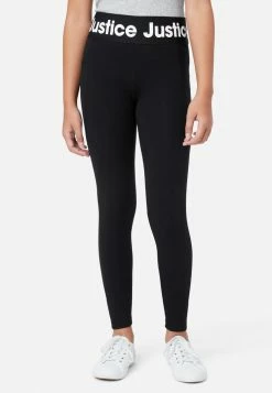 Adjmi Justice Logo Full-Length Leggings Bottoms