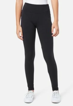 Adjmi Bottoms Casual High-Rise Full-Length Leggings