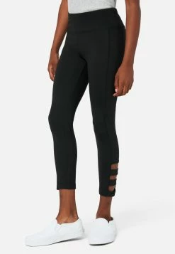Adjmi Bottoms Cutout Crop Leggings