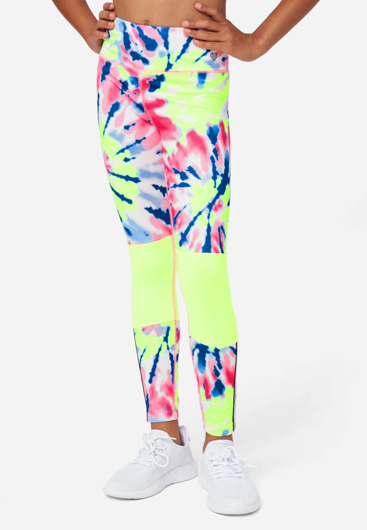Adjmi Bottoms J Sport Tie-Dye Color Block Leggings 3 Adjmi Bottoms J Sport Tie-Dye Color Block Leggings