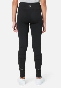 Adjmi Bottoms Mesh Cutout Full-Length Leggings