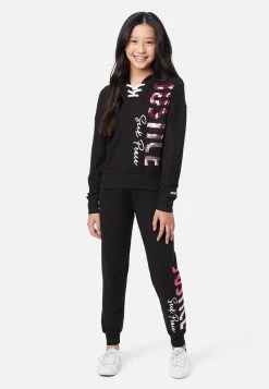 ADJMI Collection X By Justice Waffle Knit Jogger Bottoms