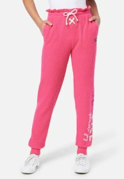 ADJMI Collection X By Justice Waffle Knit Jogger Bottoms