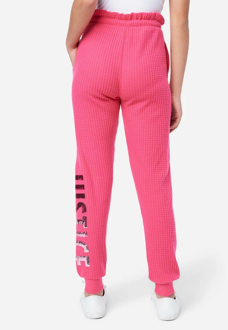 ADJMI Collection X By Justice Waffle Knit Jogger Bottoms 4 ADJMI Collection X By Justice Waffle Knit Jogger Bottoms