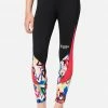 Adjmi J Sport Color Block Ankle-Length Leggings