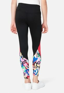Adjmi J Sport Color Block Ankle-Length Leggings