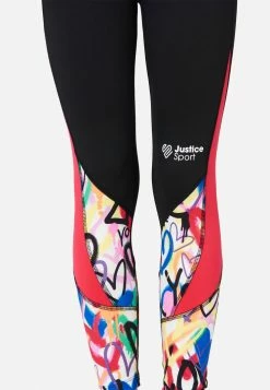Adjmi J Sport Color Block Ankle-Length Leggings