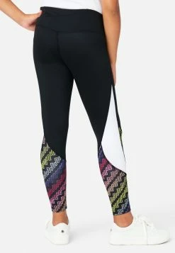 Adjmi Bottoms J Sport Color Block Ankle-Length Leggings