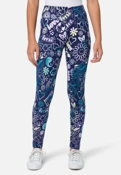 ADJMI Printed Full Length Leggings