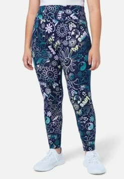 ADJMI Printed Full Length Leggings