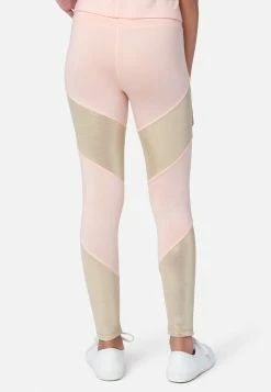 Adjmi Shine Color Block Full-Length Leggings Bottoms