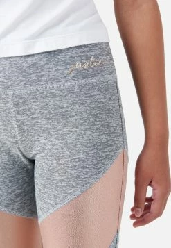 Adjmi Bottoms Shine Color Block Full-Length Leggings