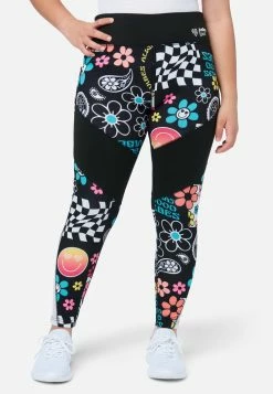 ADJMI Bottoms J Sport Ditsy Pieced Print Leggings