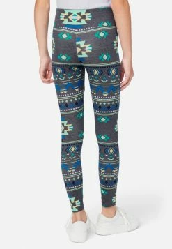 Adjmi Patterned Full-Length Leggings Bottoms