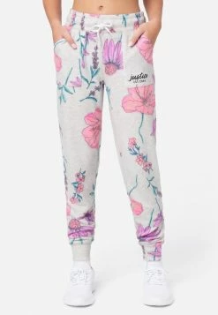 Adjmi Patterned Hacci Logo Joggers