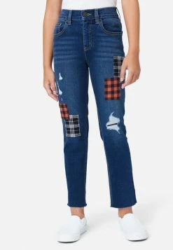 Adjmi Patchwork Mini Mom Jeans Bottoms