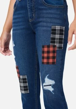 Adjmi Patchwork Mini Mom Jeans Bottoms