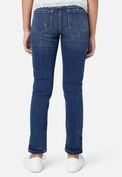 Adjmi Bottoms Destructed Mid-Rise Jean Leggings