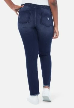 Adjmi Bottoms Destructed Pull-On Jean Leggings