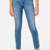 Adjmi Destructed Pull-On Cropped Jean Leggings Bottoms