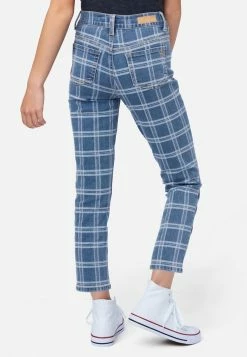 ADJMI Stripe Mini Mom Jeans