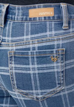 ADJMI Stripe Mini Mom Jeans