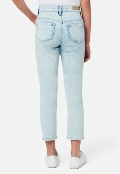 ADJMI Bottoms Light Wash Hearts Mini Mom Jeans