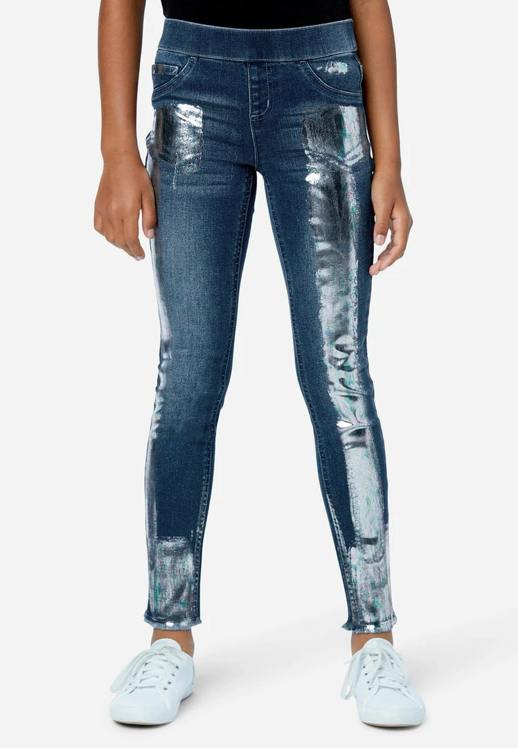 Adjmi Paint Stripe Pull-On Jean Leggings 3 Adjmi Paint Stripe Pull-On Jean Leggings