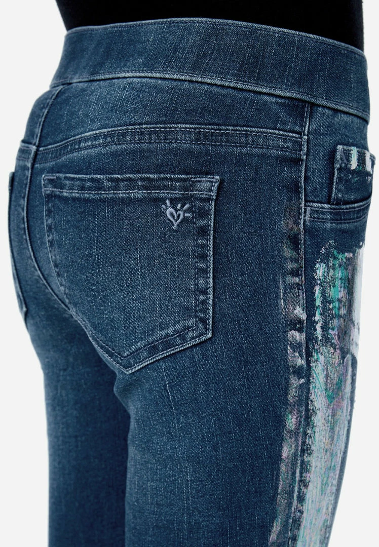 Adjmi Paint Stripe Pull-On Jean Leggings 5 Adjmi Paint Stripe Pull-On Jean Leggings