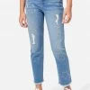 Adjmi Destructed Embellished Mini Mom Jeans