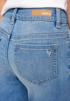 Adjmi Destructed Embellished Mini Mom Jeans